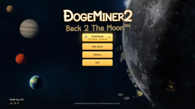 Main menu