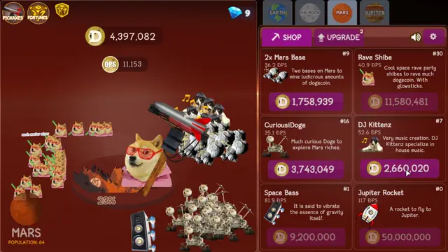 Mars shop buy hover